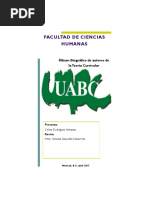 Album Biográfico Teoría Curricular