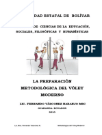 Preparación metodológica del vóley moderno