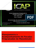 ICAP - Planejamento e Acompanhamento de Paradas de Manutenção