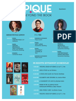 Pique YALLWest 2017 Schedule