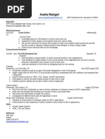 Asela Rangel Resume - Asela Rangel