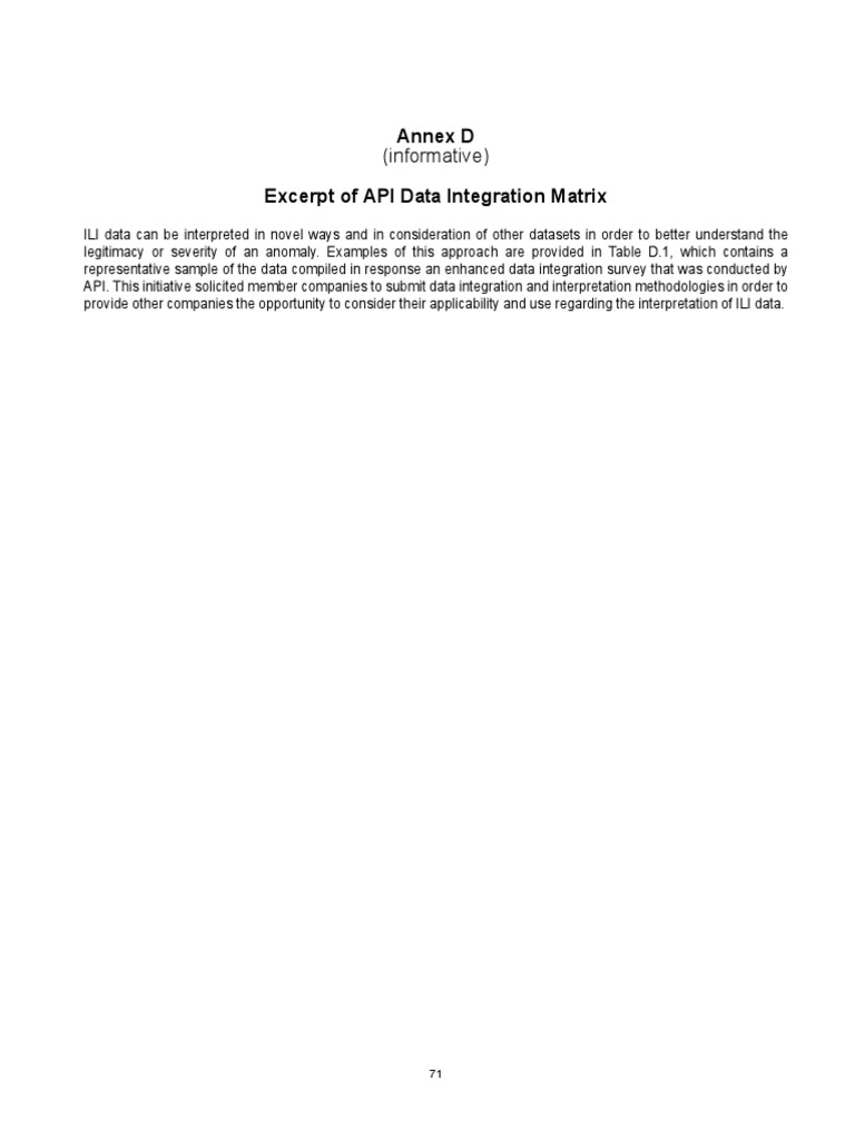API Data Integration Matrix Guide | PDF | Data | Computing