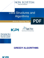 Data Structures and Algorithms: Minimum Spanning Trees