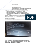 Reporte Configuracion DNS Centos