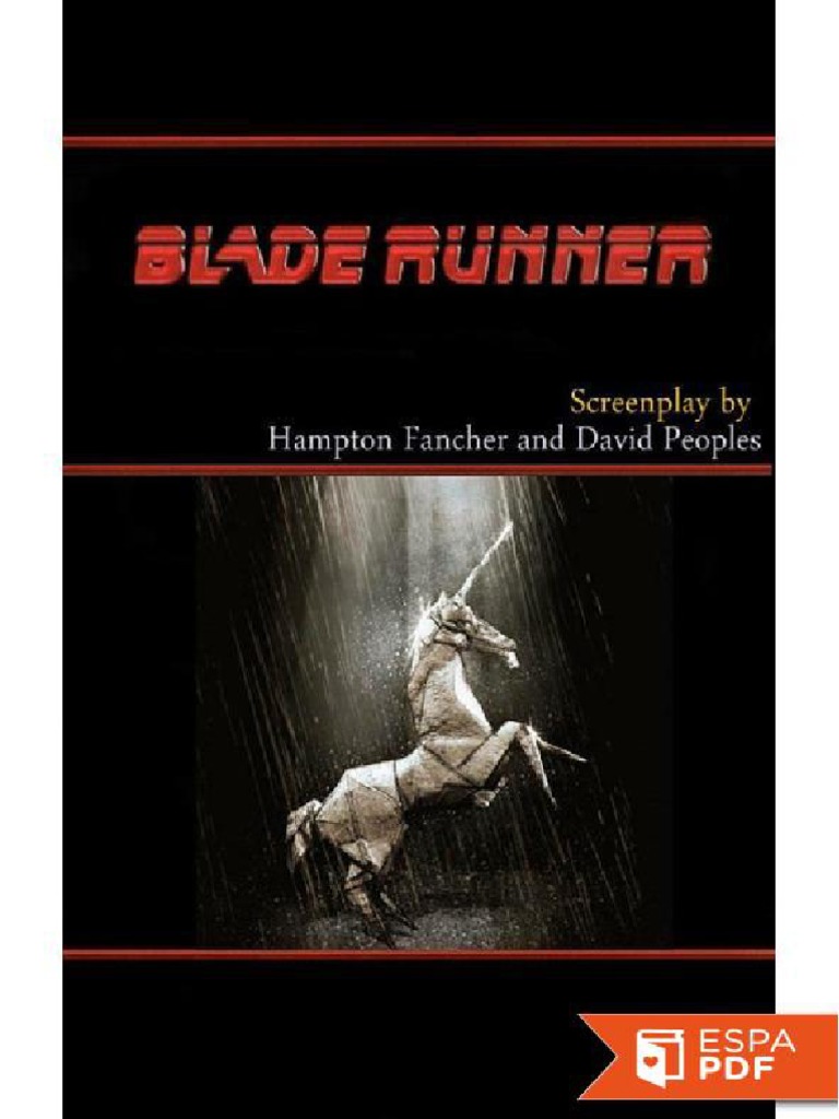 Blade Runner Screenplay Evolution | PDF | Young Adult