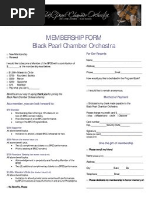 Membership Form