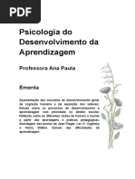 Psicologia Do Desenvolvimento Da Aprendizagem