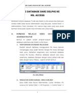 Koneksi Delphi Access