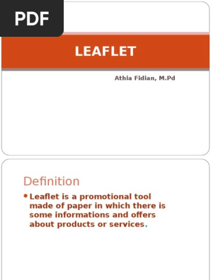 Leaflet