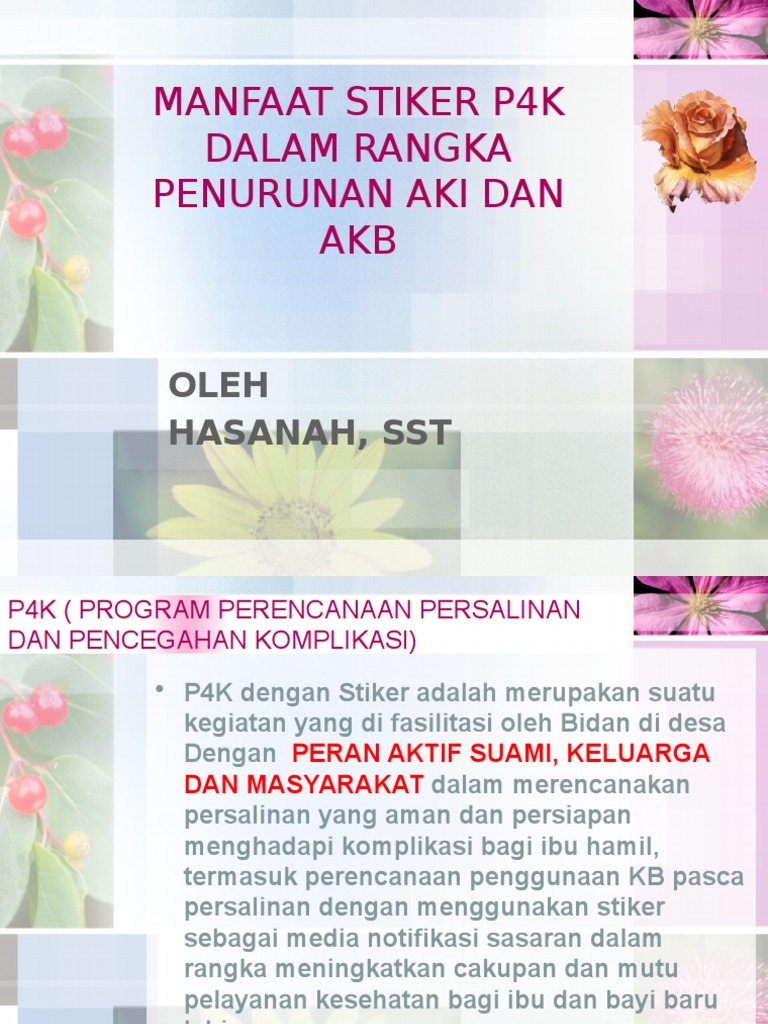 Materi P4K | PDF