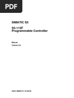 SIEMENS 1991 SIMATIC S5 S5 115F Programmable Controller Manual Volume 2 of 2