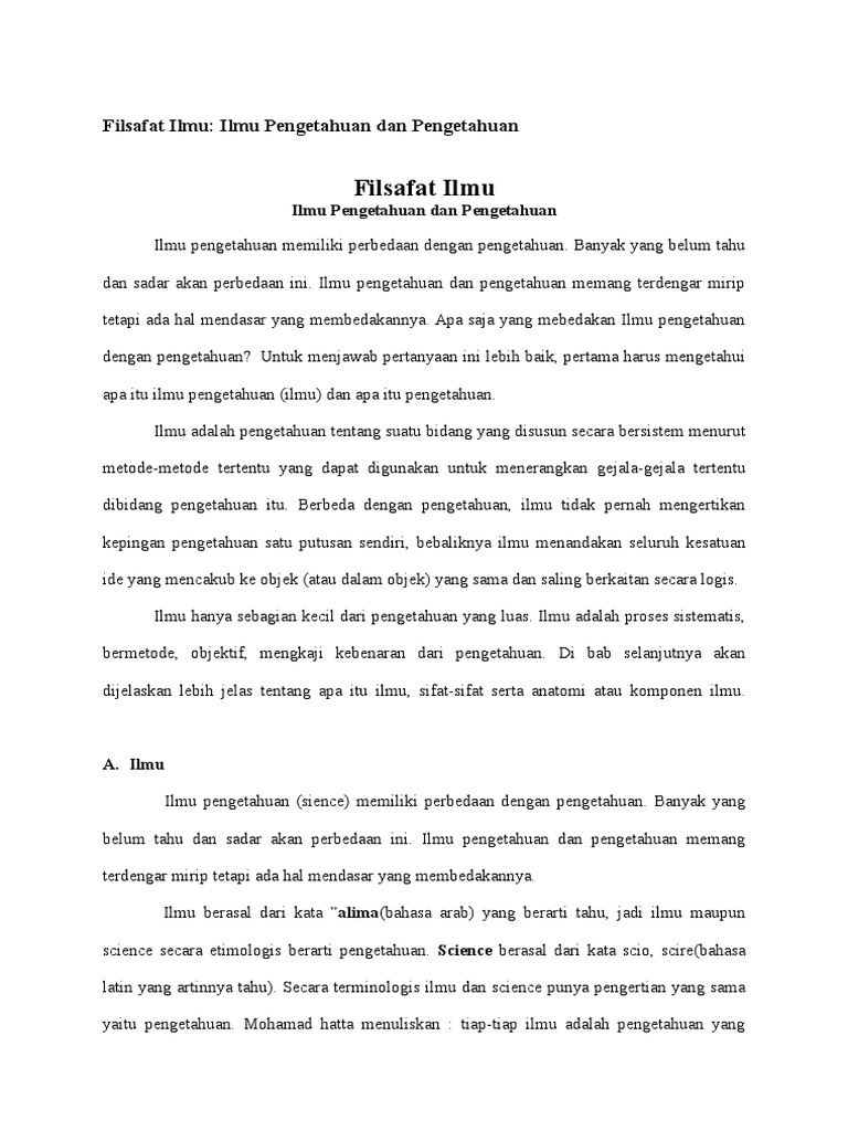 Filsafat Ilmu Anatomi Pdf