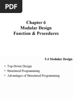 Chapter 5 Function Procedures
