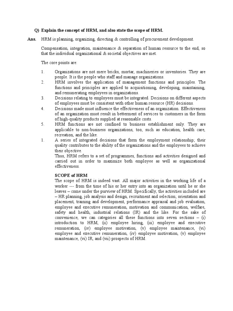 HRM Pap | PDF | Human Resource Management | Human Resources