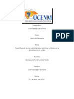 Proyecto de Nutrición Humana