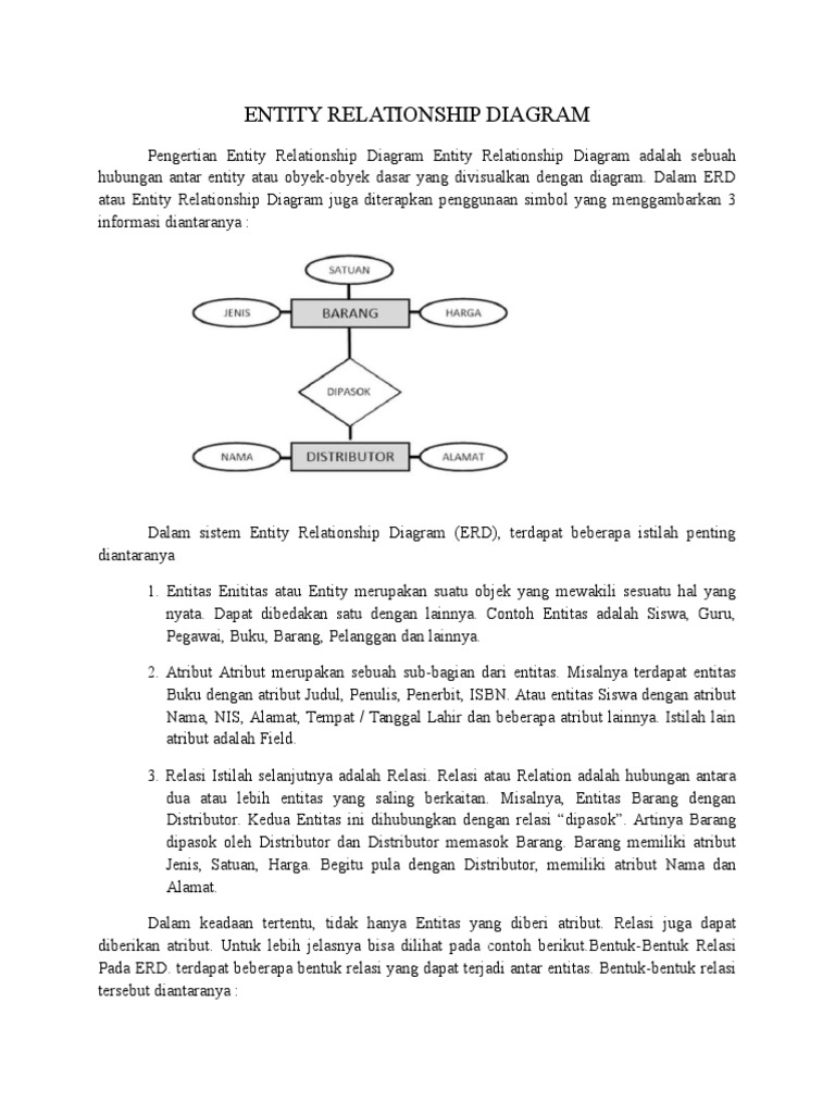 Entity Relationship Diagram | PDF