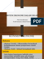 Sistem Ekonomi Dalam Islam