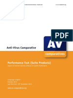 Anti-Virus Comparative: Performance Test (Suite Products)