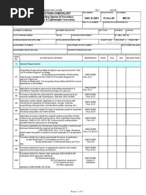 Checklist
