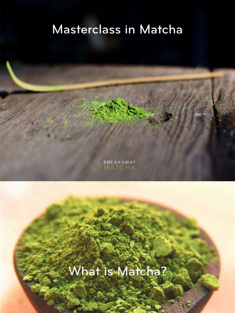 Masterclass on Premium Matcha Benefits | PDF | Taste | Caffeine