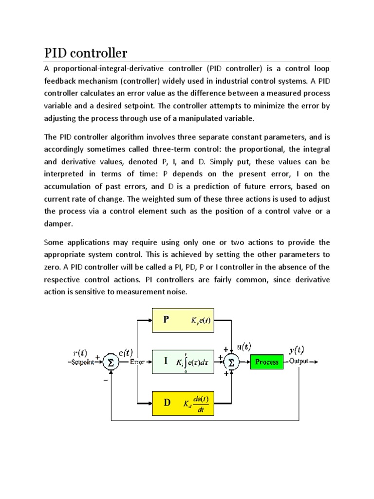 PID | PDF | Applied Mathematics | Analysis