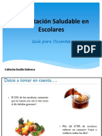 Guía para Docentes - Alimentación Saludable