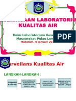 Pemeriksaan Lab Kualitas Air