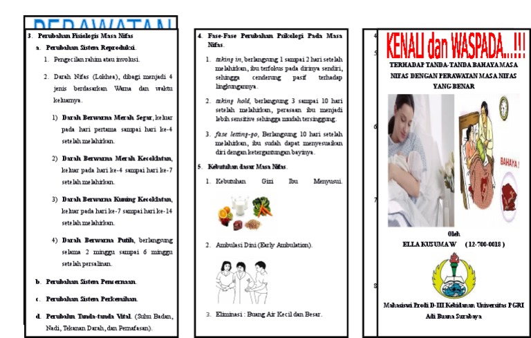 Leaflet Masa Nifas