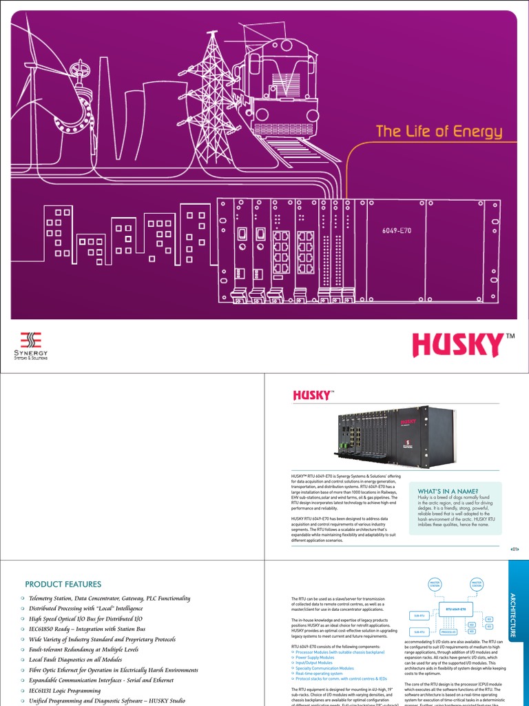 Husky Brochure-Web | PDF | Input/Output | Central Processing Unit