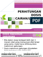 Perhitungan Dosis Cairan