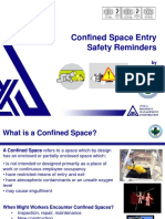 Confined Space Entry Safety Reminders April 2012
