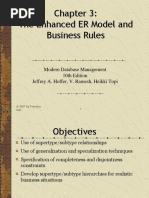 The Enhanced ER Model and Business Rules