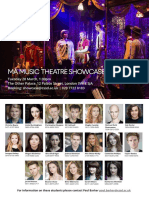 MA Music Theatre Showcase Invite 2017