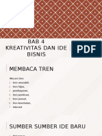 Bab 4 Kreativitas Dan Ide Bisnis