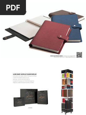 Luxe 2016 Arabic English Diary Catalogue