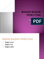 Bagian-Bagian Penelitian 1