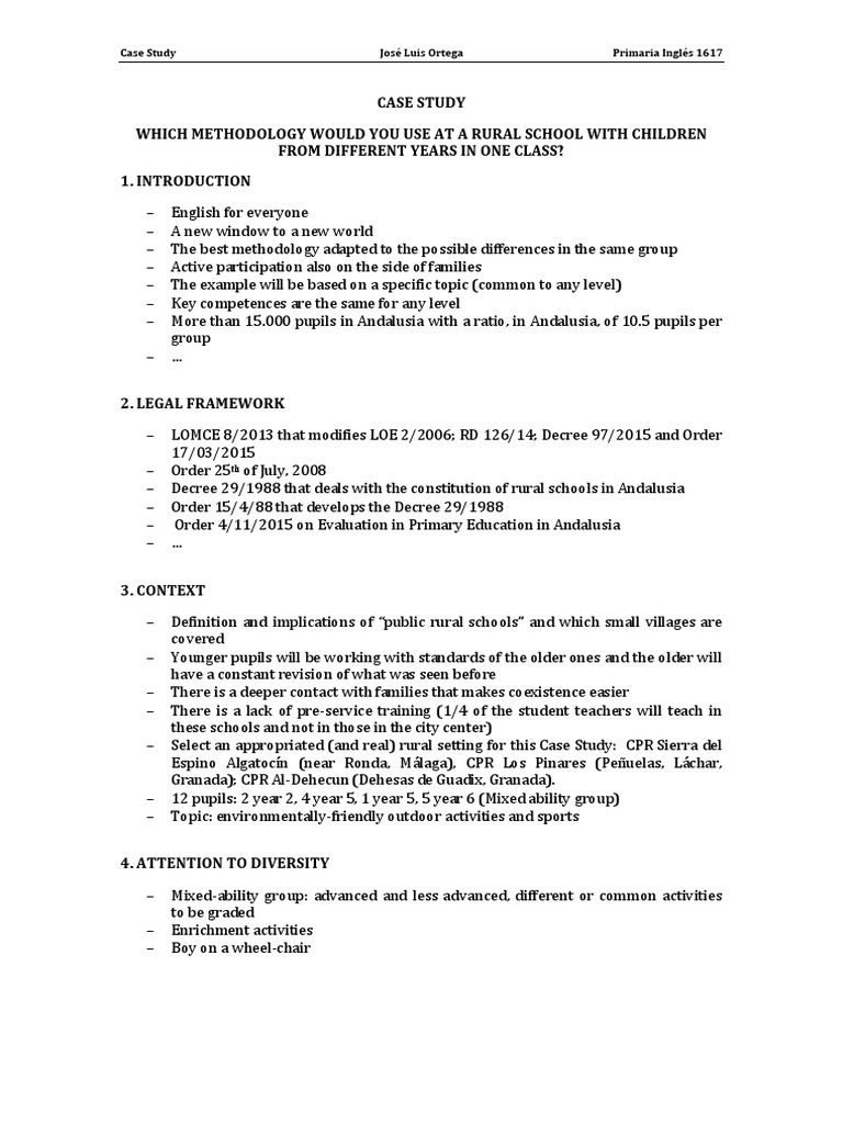 CASE STUDY PDF Rural Schools Dec 2016 | PDF | Educational Assessment ...