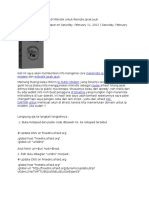 Cara Setting Ip Dynamic Di Mikrotik Untuk Remote Jarak Jauh