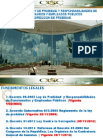 Ley de Probidad y Formulario PDF