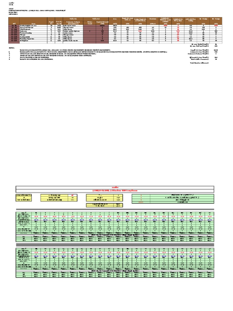 Vent Calculation Ventilation (Architecture) Building Engineering