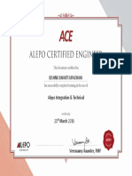 ACE Certificate Bishnu Bhakti Upadhaya