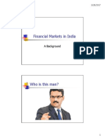 Financial Markets in India: A Background