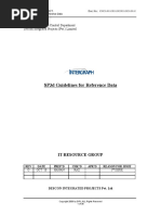 SP3d Guidlines For Reference Data Guide