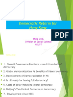 Democratic Reform in Hong Kong