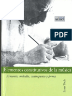 Elementos Constitutivos de La Musica