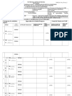 Formato Planilla de Asistencias