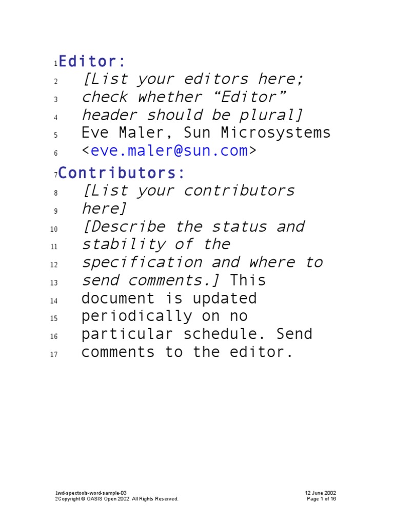 List Your Editors Here Check Whether 