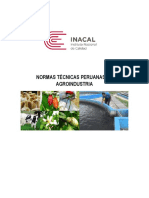 Normas técnicas peruanas agroindustria