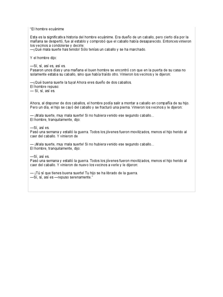 El Hombre Ecuanime | PDF | Viajes y turismo