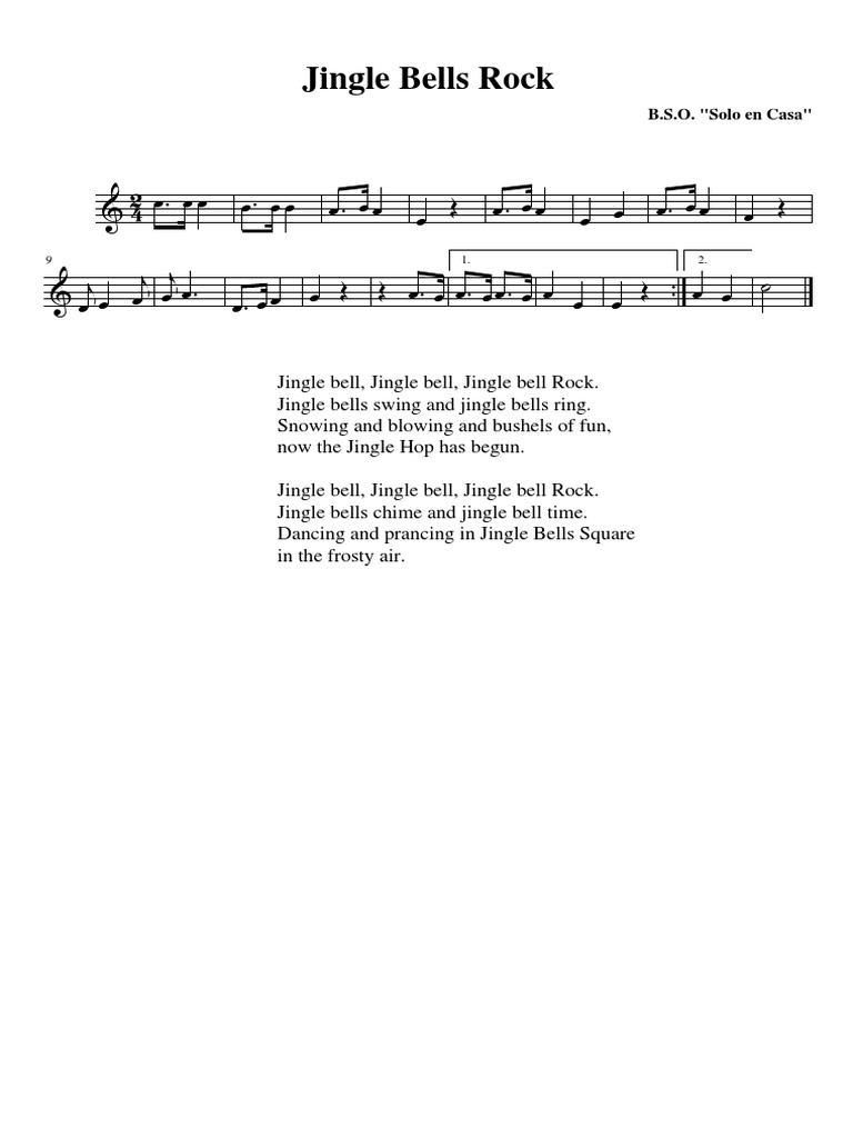 Jingle Bells Rock Flauta